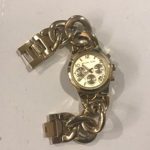 Michael Kota Gold Chain Watch